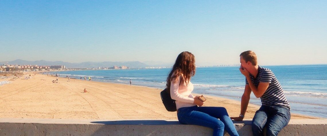 vivere valencia - romantica in spiaggia